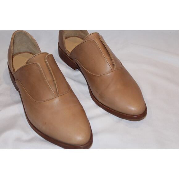 Nisolo Emma d’Orsay Slip On‎ Oxford Flats Women's 8 Almond NIB $170 - Picture 5 of 7